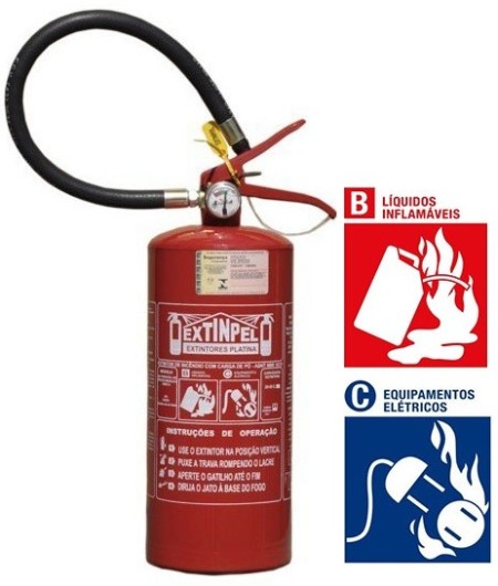 Extintor PQS - BC - 4 Kg