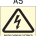 Placa Fotoluminescente A05 Sinalização de Risco de Choque Elétrico