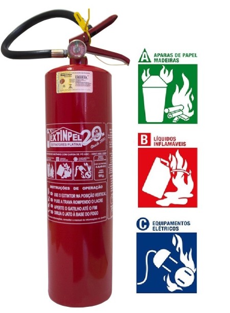 Extintor PQS - ABC - 6kg
