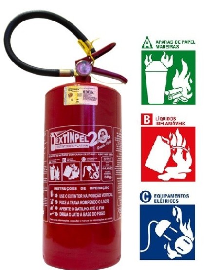 Extintor PQS - ABC - 8kg