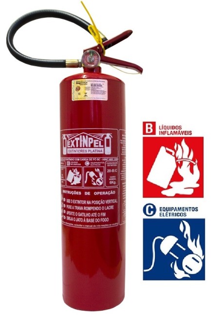Extintor PQS - BC - 6kg