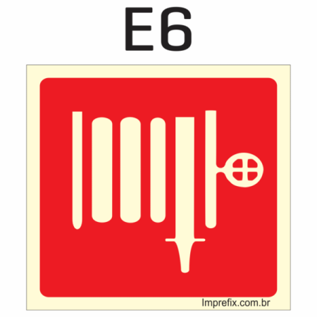Placa Fotoluminescente E06 Equipamento – Mangotinho