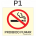 Placa Fotoluminescente P01 Sinalização de Proibição
