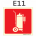 Placa Fotoluminescente E11 Equipamento – Extintor Tipo Carreta